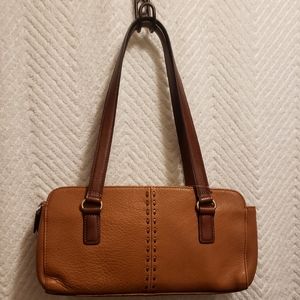 Fossil leather handbag